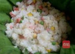 清香荷叶饭的做法图解7