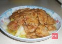 白菜炒猪肝的做法图解9