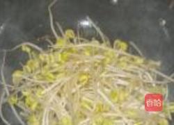 青蒜炒豆芽的做法图解3