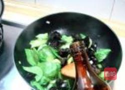 木耳鸡蛋炒油菜的做法图解4