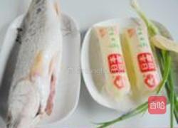 菊花玉子鲈鱼汤的做法图解1
