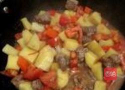 土豆西红柿焖牛腩的做法图解7