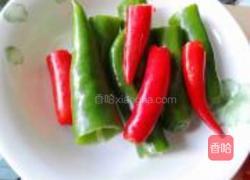 虎皮青椒炒肉皮的做法图解4