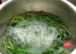 蒲公英拌粉丝的做法图解5