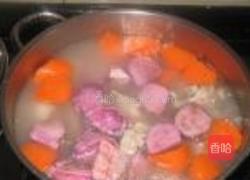 紫淮山猪骨汤的做法图解6