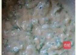 芹菜叶虾皮饼的做法图解3