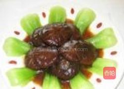 小油菜揽香菇的做法图解8