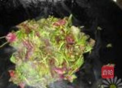 蒜炒红苋菜的做法图解3