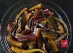 双椒炒鳝鱼段的做法图解1