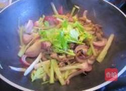 肉丝炒双蔬的做法图解6