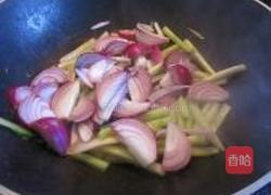 肉丝炒双蔬的做法图解4