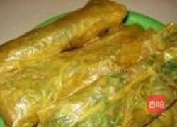 炸春卷的做法图解7
