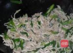 大蒜炒干丝的做法图解9