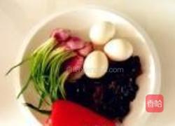 乌鸡蛋炒毛葱苗的做法图解1