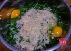 韭菜虾皮馅饼的做法图解3