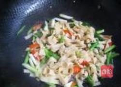 青蒜炒千张的做法图解5