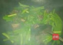 猪心炒大蒜的做法图解6