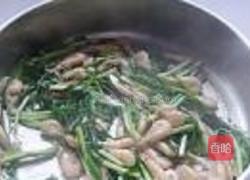 韭菜炒河虾的做法图解7