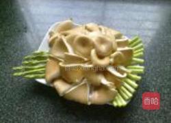 清蒸芦笋猪肚菇的做法图解5