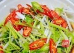 白灼猪肝尖的做法图解12