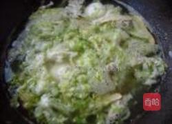 白菜豆干汤面的做法图解5