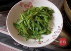 四季豆炒肉的做法图解4