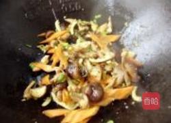 香菇烧油菜的做法图解4