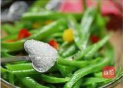 红油拌豇豆的做法图解4