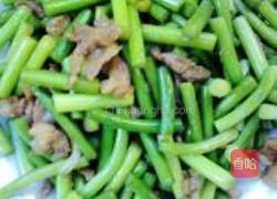 蒜心炒肉丝的做法图解12