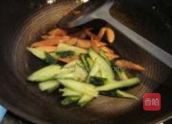 青瓜火腿手擀面的做法图解5