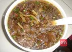 麻油猪血汤的做法图解5