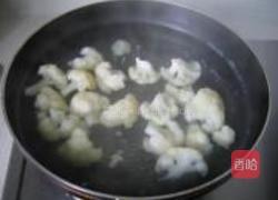 菜花烧猪肝的做法图解4