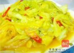 印度风味手撕包菜的做法图解9