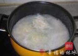 青菜瘦肉杂粮粥的做法图解5