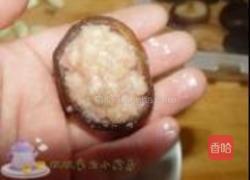 香菇酿肉扒油菜的做法图解5