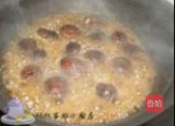 香菇酿肉扒油菜的做法图解10