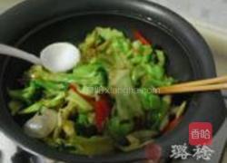 干锅海虾蔬菜煲的做法图解18
