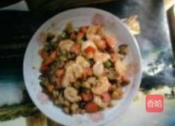 三丁烩虾仁的做法图解6