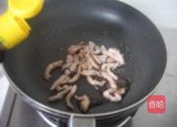 瓜皮肉丝炒毛豆的做法图解4