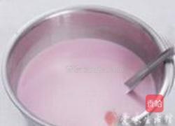 紫苋菜汁凉皮的做法图解3
