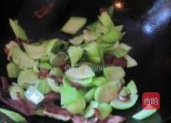 腊肠油菜的做法图解4