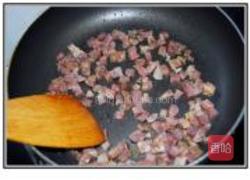 香肠豇豆粒的做法图解8