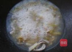 咸菜煮猪肚的做法图解5