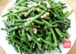 肉丝炒豇豆的做法图解8