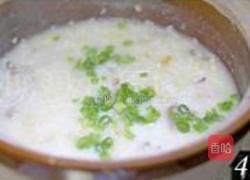 火腿咸蛋粥的做法图解4