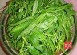 清炒芝麻苋菜的做法图解2