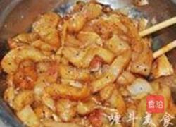 千张鸡柳卷的做法图解2