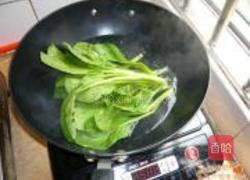 蒜蓉炒油菜的做法图解4