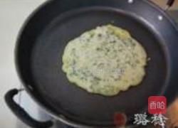荠荠菜蛋香饼的做法图解3