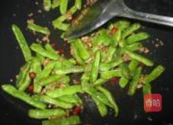 干煸四季豆的做法图解5